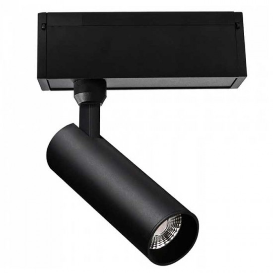 Proiector LED magnetic 15W Corp Negru Alb Cald