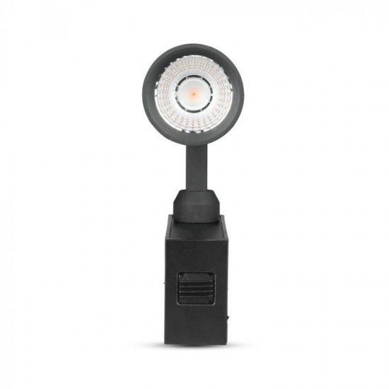 Proiector LED magnetic 15W Corp Negru Alb Cald
