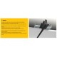 Sina magnetica 1m Xtrim S neagra cu montaj incastrat 48V DC IP40