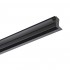 Sina magnetica 1m Xtrim S neagra cu montaj incastrat 48V DC IP40