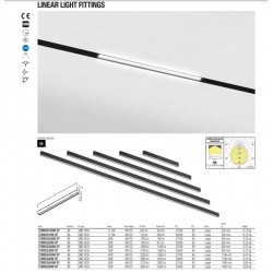 Corp de iluminat LED magnetic liniar XTRIM STMRS01 11.3W 48V DC 300mm corp negru lumina calda IP40