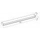 Corp de iluminat LED magnetic liniar XTRIM STMRS03 30W 48V DC 900mm corp negru lumina calda IP40