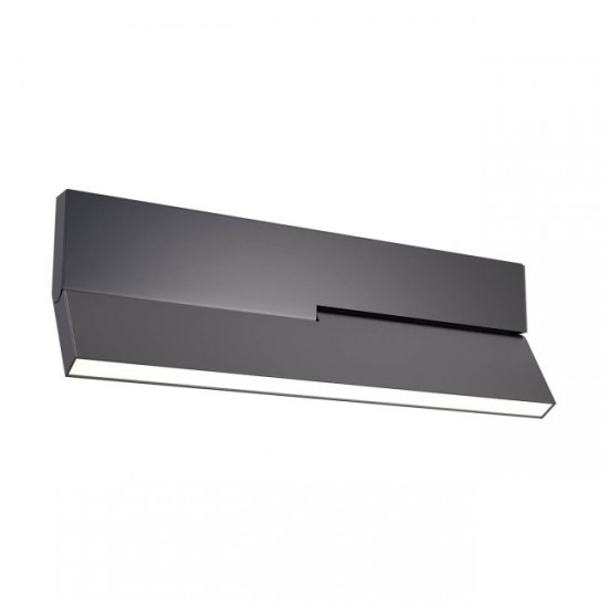 Corp de iluminat LED magnetic liniar orientabil XTRIM STMRS12 10W 48V DC 300mm negru lumina calda IP40