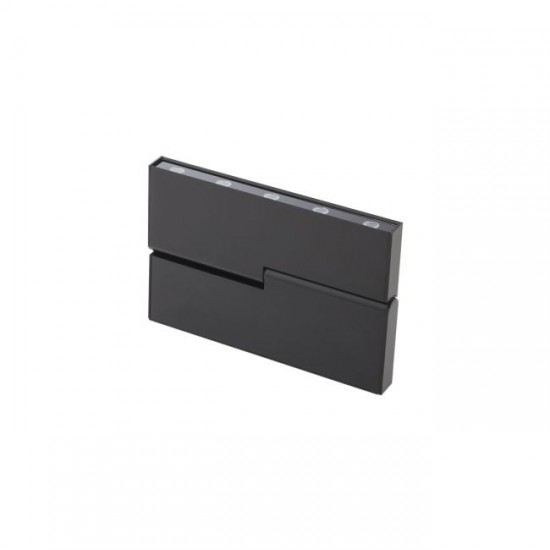 Proiector LED magnetic liniar orientabil XTRIM STMRS21 5.3W 48V DC 150mm 20 grade negru mat CRI90 UGR<16 lumina calda IP40