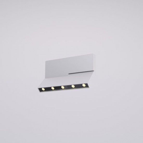 Proiector LED magnetic liniar orientabil XTRIM STMRS21 5.3W 48V DC 150mm 20 grade alb mat CRI90 UGR<16 lumina calda IP40