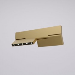 Proiector LED magnetic liniar orientabil XTRIM STMRS22 10.6W 48V DC 300mm 20 grade auriu sablat CRI90 UGR<16 lumina calda IP40