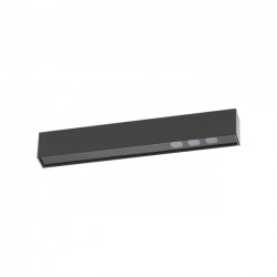Spot LED magnetic liniar fix XTRIM STMRS33 3.15W 48V DC 150mm 18 grade negru mat CRI90 UGR<10 lumina calda IP40