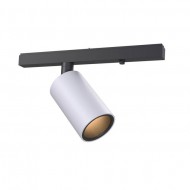 Mini proiector LED magnetic orientabil dimabil XTRIM STMRS43 9.6W 48V DC 45mm 28 grade alb mat CRI90 UGR<16 lumina calda IP40