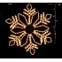 Figurina luminoasa fulg de zapada decorativ Erste 324 LED 17W 78cm IP44