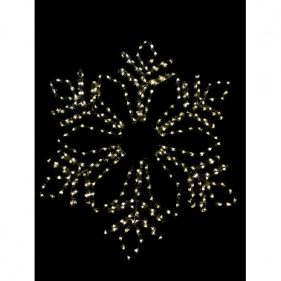 Figurina luminoasa Fulg de nea decorativ Erste LED 7W 60x60 cm IP44 alb rece