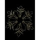 Figurina luminoasa Fulg de nea decorativ Erste LED 7W 60x60 cm IP44 alb rece