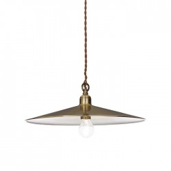 Pendul CANTINA cu dulie E27 1050mm metal alama antica IP20