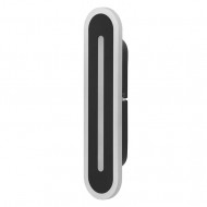 Aplica LED de baie inteligenta 13W Ledvance Smart+ WiFi ORBIS BATH WALL 300mm alb negru dimabila TW compatibil Amazon Alexa si Google Assistant IP44