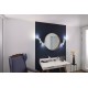 Aplica LED decorativa inteligenta 12W Ledvance Smart+ WiFi ORBIS CROSS alb negru dimabila TW compatibil Amazon Alexa si Google Assistant IP20