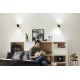 Aplica LED decorativa inteligenta 12W Ledvance Smart+ WiFi ORBIS CYLDRO alb negru dimabila TW compatibil Amazon Alexa si Google Assistant IP20