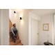 Aplica LED decorativa inteligenta 12W Ledvance Smart+ WiFi ORBIS TWIST alb negru dimabila TW compatibil Amazon Alexa si Google Assistant IP20