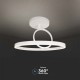 Plafoniera LED Designer 37W lumina calda si finisaj alb IP20