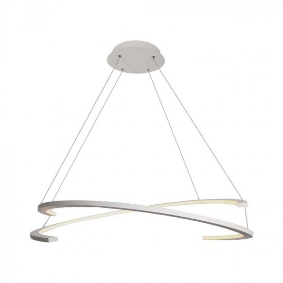 Suspensie LED Designer 48W 840mm dimabila corp alb IP20