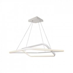 Suspensie LED Designer 48W 600mm dimabila corp alb IP20