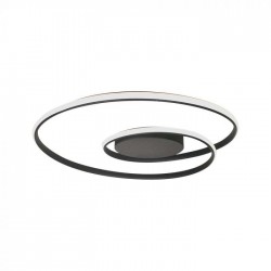 Plafoniera LED Designer 48W 620mm dimabila finisaj negru IP20