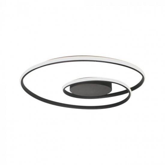 Plafoniera LED Designer 48W 620mm dimabila finisaj negru IP20
