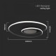 Plafoniera LED Designer 48W 620mm dimabila finisaj negru IP20