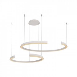Suspensie LED Designer 48W 1160mm dimabila corp alb IP20