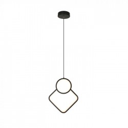 Pendul led de interior 12W designer corp negru IP20