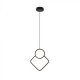 Pendul led de interior 12W designer corp negru IP20