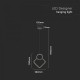 Pendul led de interior 12W designer corp negru IP20
