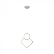 Pendul led de interior 12W designer corp alb IP20