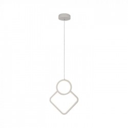 Pendul led de interior 12W designer corp alb IP20