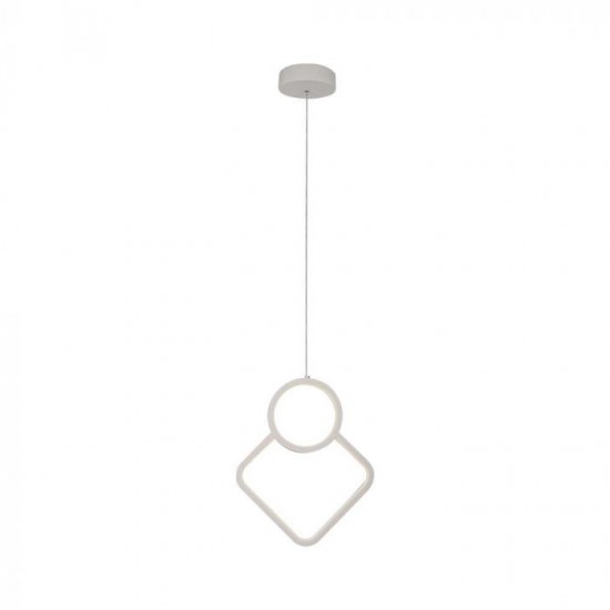 Pendul led de interior 12W designer corp alb IP20