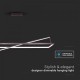 Suspensie LED Designer 45W dimabila 1140mm corp negru lumina calda IP20