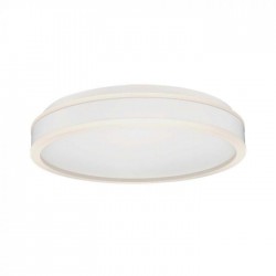Plafoniera LED Designer 42W rotunda 500mm dimabila corp alb lumina neutra IP20