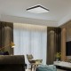 Plafoniera LED Designer 38W patrata 400mm corp alb negru lumina neutra IP20