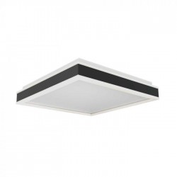 Plafoniera LED Designer 38W patrata 400mm corp alb negru lumina neutra IP20