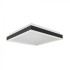 Plafoniera LED Designer 38W patrata 400mm corp alb negru lumina neutra IP20