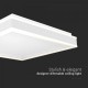 Plafoniera LED Designer 38W patrata 400mm finisaj alb lumina neutra IP20