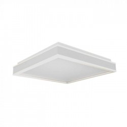 Plafoniera LED Designer 38W patrata 400mm finisaj alb lumina neutra IP20