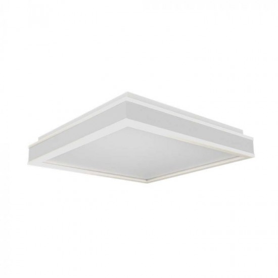 Plafoniera LED Designer 38W patrata 400mm finisaj alb lumina neutra IP20