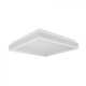 Plafoniera LED Designer 38W patrata 400mm finisaj alb lumina neutra IP20