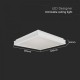 Plafoniera LED Designer 48W patrata 500mm dimabila corp alb lumina neutra IP20