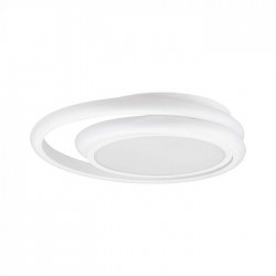Plafoniera LED Designer 38W dubla rotunda finisaj alb lumina neutra IP20