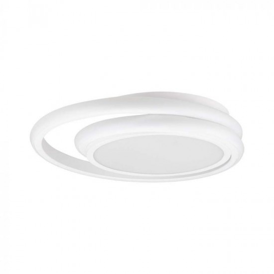 Plafoniera LED Designer 38W dubla rotunda finisaj alb lumina neutra IP20