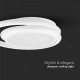 Plafoniera LED Designer 38W dubla rotunda finisaj alb lumina neutra IP20