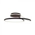 Plafoniera LED Designer 54W 530mm dimabila finisaj negru lumina neutra IP20