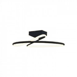 Plafoniera LED Designer 20W 250mm lumina neutra si finisaj negru elegant IP20