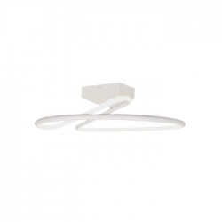 Plafoniera LED Designer 43W dimabila 520mm lumina neutra si finisaj alb elegant IP20