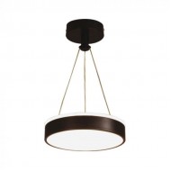 Suspensie LED Designer 12W 240mm lumina neutra si finisaj negru IP20